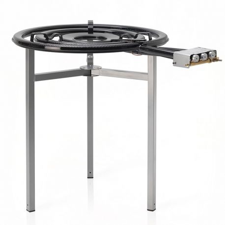 Réchaud bruleur paella propane avec thermocouple et veilleuse - Diamètre 70 cm