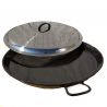 Poêle à paella 40cm Vaello Campos émaillée + couvercle - 9 parts