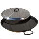 Poêle à paella 36cm Vaello Campos émaillée + couvercle - 7 parts