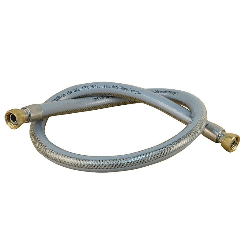 tuyau gaz flexible extensible INOX 3/4 M/F jaune 260/520mm