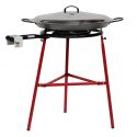 Kit à paella acier 65 cm - 25 personnes