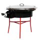 Kit à paella pour 50 personnes avec plat émaillé 90 cm + pare-flamme