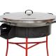 Kit à paella pour 50 personnes avec plat acier 90 cm + pare-flamme