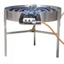TT900 - Réchaud VLC paella propane avec thermocouple et veilleuse et pare flammes - Diamètre 900mm