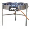 TT900 - Réchaud VLC paella propane avec thermocouple et veilleuse et pare flammes - Diamètre 900mm