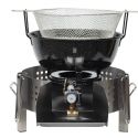Kit friteuse pro 35cm à gaz pare flammes 45 - 8 litres -Thermocouple
