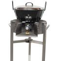 Kit friteuse pro 35cm à gaz pare flammes 45 - 8 litres -Thermocouple