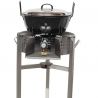 Kit friteuse pro 35cm à gaz pare flammes 45 - 8 litres -Thermocouple