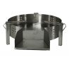 Pare flammes 60cm INOX mini pied pour brûleurs de 400mm à 550mm