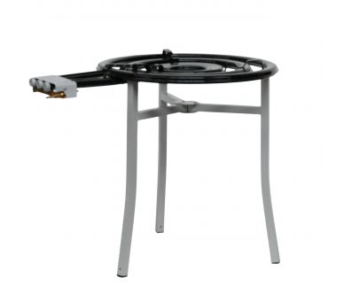 Kit à paella acier 65 cm - 25 personnes - réchaud pro