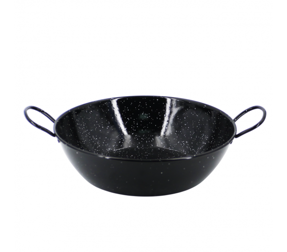 Poêle creuse Vaello Campos émaillée - Diamètre 38cm / 14 parts
