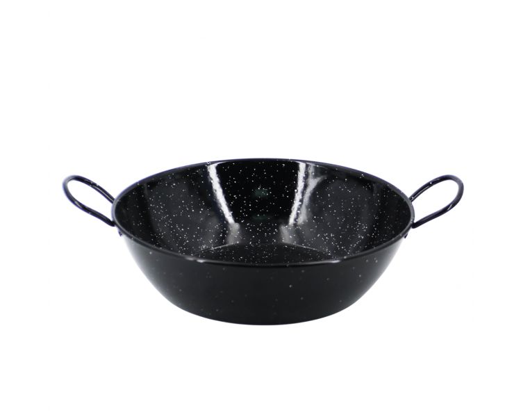 Poêle creuse Vaello Campos émaillée - Diamètre 36cm / 12 parts