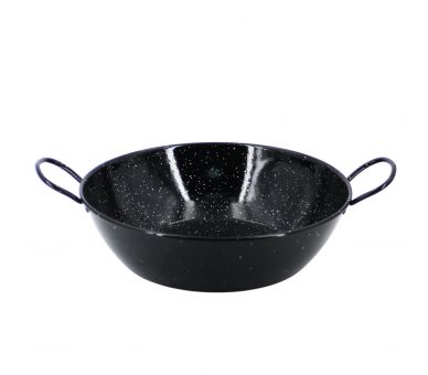Poêle creuse Vaello Campos émaillée - Diamètre 32cm / 7 parts