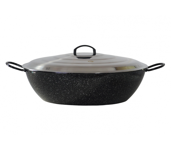 Poêle creuse Vaello Campos émaillée - Diamètre 40cm / 16 parts