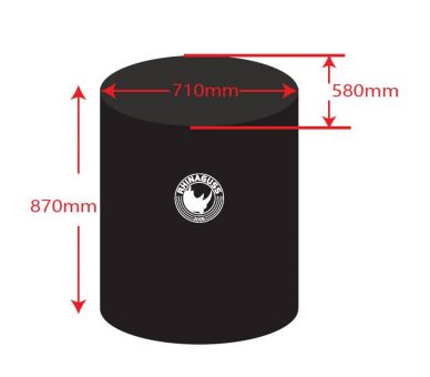 Housse longue Imperméable pour kit pare flammes 45cm