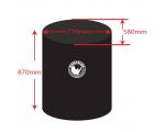 Housse longue Imperméable pour kit pare flammes 45cm