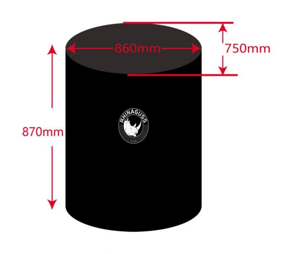 Housse longue Imperméable pour kit pare flammes 60cm