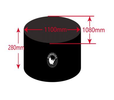 Housse courte Imperméable pour pare flammes 80cm