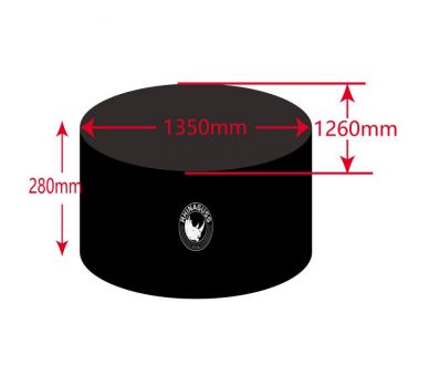 Housse courte Imperméable pour pare flammes 100cm