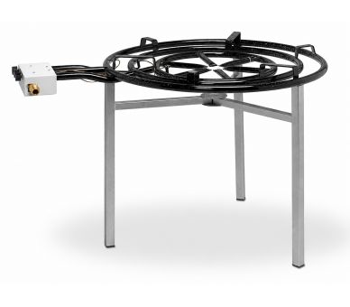 QI800 - Brûleur Vaello Campos - Diamètre 800mm - 3 anneaux - Thermocouple