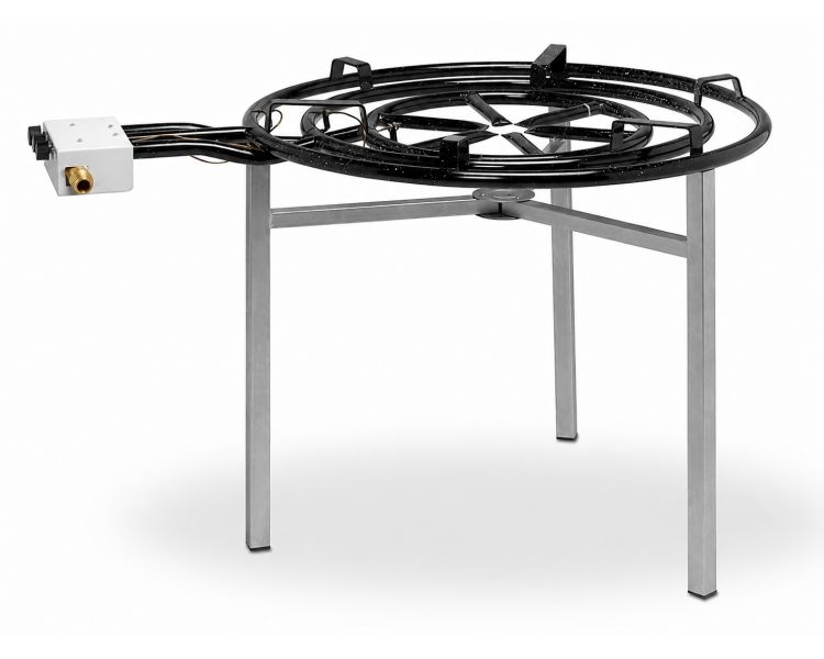 QI800 - Brûleur Vaello Campos - Diamètre 800mm - 3 anneaux - Thermocouple