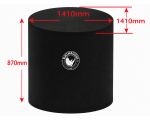Housse longue Imperméable pour kit avec plat 115cm