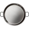 Poêle à paella 46cm Vaello Campos en acier poli - 12 parts