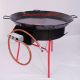 Kit à paella thermocouple pour 40 personnes avec plat émaillé + pare-flamme