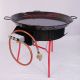 Kit à paella thermocouple pour 40 personnes avec plat émaillé + pare-flamme