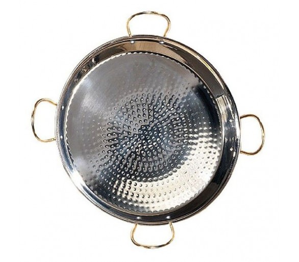 Poêle à Paella inox 90cm - 50 parts