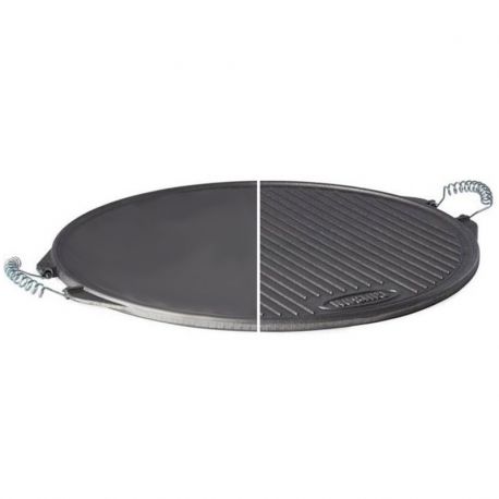 Plancha en fonte 42cm - Double face