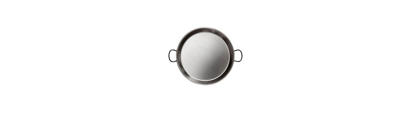 Plat à paella en acier